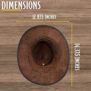 Sombreros de Vaquero de Diseño Más Reciente 2026, Estilo Nuevo, Uso Diario, Sombreros de Vaquero de Cuero Genuino para Exteriores - Product Image 4