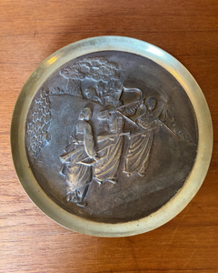 Assiette de service ronde en argent, faite à la main, nouvelle arrivée, de qualité alimentaire, pour la salle à manger, avec taille et forme personnalisées, logo et emballage - Product Image 1