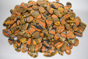 FAIJAN GEMS Jaspe Abejorro Natural, Cabujón de Piedra Preciosa Suelta, Valoración de Terceros, Todos los Tamaños, Cristal Pulido de Formas Mixtas - Product Image 4