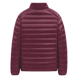 2024 OEM Customized Men's Winter <b>Warm</b> Puffer <b>Jacket</b> Solid Color with Thick Stand-Up Mandarin Collar - Product Image 3