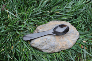 Cucharas de Cuerno de Búfalo Natural, Juego de Cubiertos de Cuerno de Buey, Cuchara de Cuerno de Ágata Hecha a Mano - Product Image 4