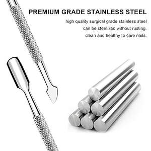 Pousse-cuticules professionnel pour le retrait du vernis à ongles et le nettoyage des ongles, avec pointe affûtée pour le gel et le décapage du vernis. - Product Image 5