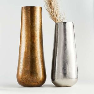 Artistic Metal Flower <b>Vase</b> <b>Unique</b> Design Home Decor Centerpiece Elegant Finish Handmade Craft Stylish Decorative Accent - Product Image 3