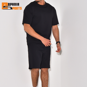 Fabricante de Ropa Personalizada para Hombre, Conjuntos de Camisetas y Pantalones Cortos, Trajes Deportivos Holgados de 2 Piezas para Verano, Venta al Por Mayor - Product Image 6