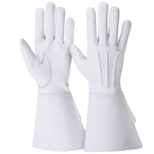 Guantes de Soldadura TIG de Cuero de Oveja para Seguridad Industrial con Forro de Algodón, Resistentes al Fuego, Protección para las Manos - Product Image 1