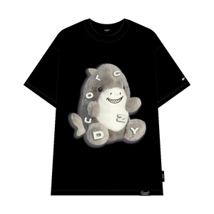 เสื้อยืดสตรีทแวร์ลำลองสไตล์วินเทจพิมพ์ลายดอกไม้ ผ้าฝ้าย 100% หนา 250gsm แขนสั้น ยูนิเซ็กส์ สำหรับผู้ชายและผู้หญิง รุ่นฮิตปี 2026 - Product Image 4
