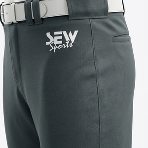 Pantalon de baseball personnalisé OEM vierge pour sublimation, nouveau style, long, pour hommes et jeunes, et ensemble de pantalon de baseball uni - Product Image 3