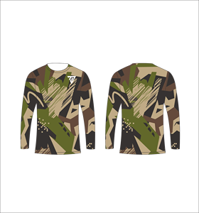 Men <b>Khaki</b> Desert Camouflage Long Sleeve T Shirt Sand Cream Abstract Pattern Crewneck Tee Casual Streetwear <b>Tops</b> Gym Training - Product Image 5