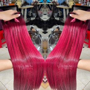 Oferta al por mayor más barata Extensiones de cabello humano sin procesar Bone Straight Hair Bundles Glueless Full HD Pelucas de encaje Extensiones de cabello - Product Image 2