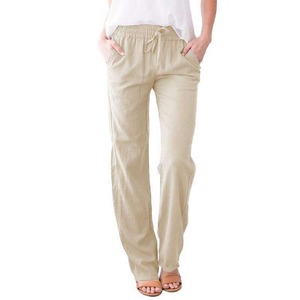 Pantalon de survêtement ample taille haute personnalisé avec logo pour femme – Joggers et pantalons de sport pour femme - Product Image 1