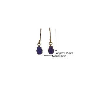 Joyería de plata de ley 925 para bodas y pendientes con piedras preciosas de tanzanita - Product Image 1
