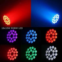 Lumière extérieure 18X10W RGBW 4in1 par lumière extérieure avec télécommande DJ Disco Par Light