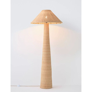 Hot Trending <b>Floor</b> <b>Lamp</b> Creative Vintage Rattan Standing <b>Lamp</b> for Living Room Bed Room OEM Acceptable from Vietnam Factory - Product Image 1
