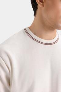 เสื้อยืดโอเวอร์ไซส์ทรงหลวมสำหรับผู้ชาย ผ้าฝ้ายนุ่ม ไหล่ตก สไตล์ลำลอง สตรีทแวร์ ปรับแต่งได้ เสื้อยืดเรียบๆ ขายส่ง - Product Image 2