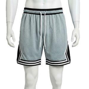 Shorts de basketball décontractés pour hommes, grande taille, été, respirants, écologiques, 100% polyester, toile, séchage rapide, taille élastique - Product Image 6