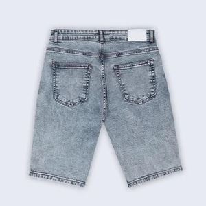 Shorts de Mezclilla Rectos Casuales de Verano para Hombre, 100% Algodón Tejido, Ecológicos, Resistentes al Viento, Transpirables y Duraderos - Product Image 2