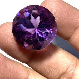 Améthyste naturelle taille ovale certifiée IGI, pierres précieuses de haute qualité en vrac pour la fabrication de bijoux - Product Image 4