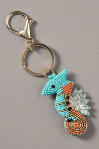 Colorful Classic Artisan Embroidered Eco-Friendly Beaded <b>Keychain</b> Premium Handmade Key Holder Gift - Product Image 5
