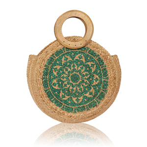 Sac messager tendance 2026 pour femme, style bohème, en jute écologique, haute qualité, fermeture ouverte, sac de plage bandoulière - Product Image 3