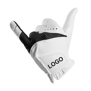 Premium Quality Golf <b>Gloves</b> <b>With</b> Sheepskin in Body Palm One Size Fit All Full <b>With</b> Shiny Logo Comfort Golf <b>Gloves</b> - Product Image 4
