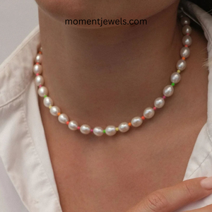 18K PVD Gold Plated Stainless Steel Freshwater Pearl <b>Candy</b> Bead Bracelet Non Tarnish Chain Link Jewelry Gift - Product Image 6