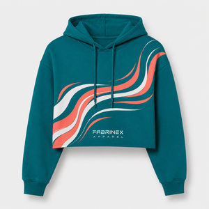 Hoodies courts pour filles, design personnalisé, uniques et très demandés, faible MOQ, meilleur prix pour la saison hivernale, OEM disponible - Product Image 2