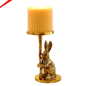 Support de bougie en métal doré de qualité supérieure, design fabuleux, pour table, idéal pour hôtel - Product Image 5