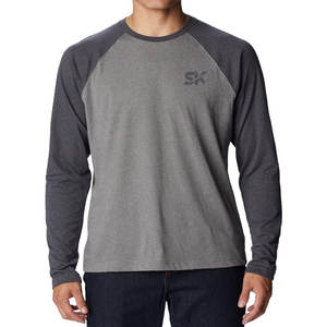 Camisetas Raglán Lisas Cómodas y Transpirables en Stock, Camisetas Raglán Lisas de Nuevo Estilo, Camisetas Raglán Lisas Hechas a Medida - Product Image 1