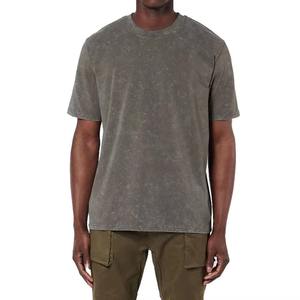 T-shirt pour homme anti-rides de haute qualité, effet délavé à l'acide, dernière mode, léger et confortable, prix ajustable - Product Image 1