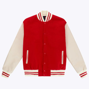 Professional Manufacturer's Customizable Unisex Varsity <b>Jacket</b> 100% Wool Stand Geometric High Hooded Pocket Reversible <b>Winter</b> - Product Image 1