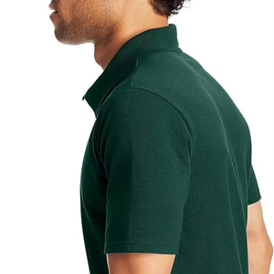 High Quality Comfortable Moisture Wicking Breathable Lightweight Canvas 100% Polyester <b>Half</b> Sleeve Custom Logo Formal <b>Shirts</b> Men - Product Image 6