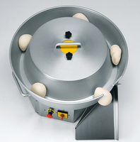Machine à faire des boulettes de pâte automatique en acier inoxydable Atlas Star Electric, capacité élevée 700 pièces/heure, pour pâte à pizza de 30g à 350g.