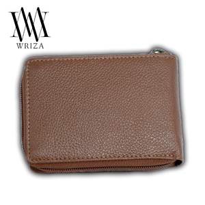 WRIZA Tarjetero Bifold de Cuero Genuino con Cierre de Cremallera, Protección RFID, 10 Ranuras para Tarjetas de Crédito, Diseño Delgado para Hombres y Mujeres - Product Image 5