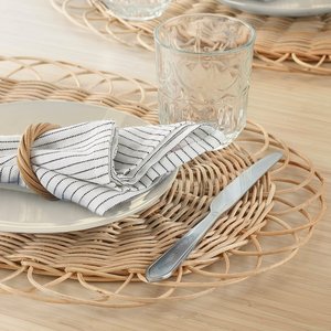 Exquisite Rattan Napkin Ring Woven <b>Table</b> Napkin Holder Rustic Dining <b>Table</b> Accent Perfect For Wedding Party <b>Table</b> Decoration - Product Image 5