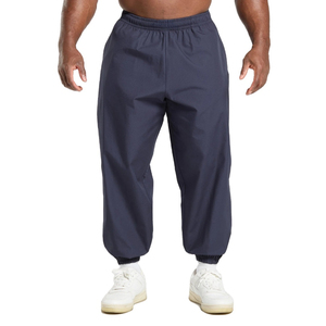 Pantalones Deportivos Casuales de Nailon Impermeables de Alta Calidad para Hombre, con Logotipo Personalizado, Detalle de Ribete, Transpirables, Cortavientos, al por Mayor - Product Image 4