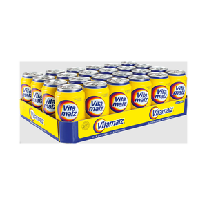 Boissons maltées non alcoolisées Vitamalz Original authentiques 24x0.33L en bouteilles de verre 0,0 % ABV Caisse recyclable Vente en gros en vrac - Product Image 1