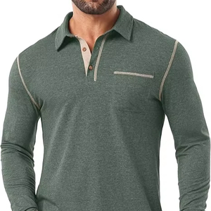 Custom Men’s Rugby Shirt Manufacturer | Long Sleeve Striped Cotton Polo | Private Label OEM <b>Low</b> MOQ - Product Image 2