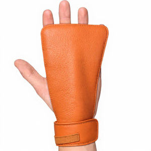 Guantes de Cuero Acolchados para Levantamiento de Pesas, Resistentes, Transpirables, para Entrenamiento, Gimnasio, Protección de Palmas - Product Image 5