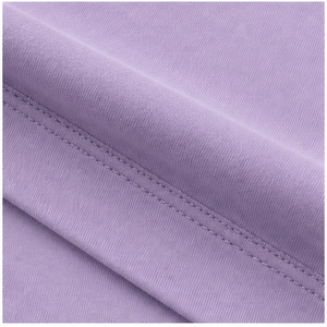 เสื้อยืดผู้หญิงคอกลมแขนสามส่วนทรงหลวมสีม่วงไลแลค WTS-0148 - Product Image 6