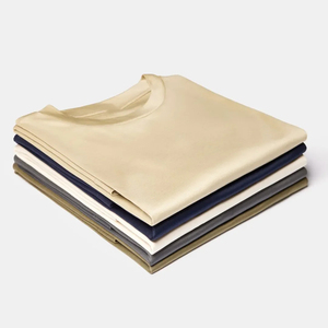 Camisetas Personalizadas para Hombre, de Algodón Mercerizado, Suaves y Transpirables, Lisas, con Estampado/Bordado, para Uso Casual y Urbano - Product Image 4