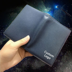 High Quality Genuine Leather <b>Passport</b> Cover New Design RFID Travel <b>Wallet</b> with ID Window Card Holder - Product Image 3