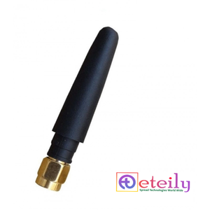 ETEILY ET-4332.5R-SMS เสาอากาศยางรูปเป็ด 433MHz 2.5dBi แบบสูญเสียต่ำ พร้อมหัวต่อแบบตัวผู้ สำหรับการสื่อสารภายใน/ภายนอกอาคาร - Product Image 1