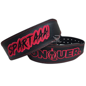 Cinturón de Cuero para Levantamiento de Pesas, Ajustable, Resistente, para Entrenamiento de Gimnasio, Sentadillas, Peso Muerto, Fuerza y Culturismo - Product Image 1