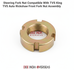 Tuerca de Horquilla de Dirección Compatible con el Conjunto de Tuerca de Horquilla Delantera de TVS King Auto Rickshaw - Product Image 2