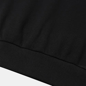 Men's Solid Color Sweater Men's Knitted Pullover Men's Knit Sweatshirt Black Knitted Sweater Men's Black Pullover Casual - Product Image 5