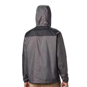 Chaqueta cortavientos con capucha para hombre, diseño personalizado, ligera, con cremallera, informal, para exteriores, para viajes. - Product Image 4