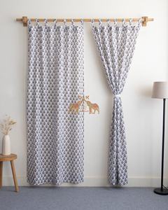 Nouvelle collection, best-sellers, vente flash, décoration intérieure, rideaux longs pour la maison en 100% coton pur. - Product Image 2