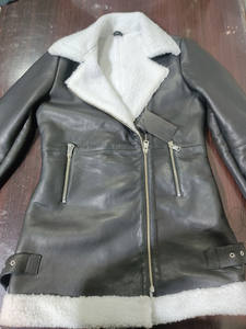 Chaquetas de Cuero 100% Genuino, Resistentes al Viento, Transpirables, con Calefacción, Cierre de Cremallera, Diseño Personalizado con Peluche, Chaquetas Premium OEM para Mujer, Venta al Por Mayor - Product Image 6