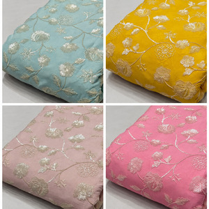 Tela de bordado SQ, tela con cuentas, tela de seda chiffon bordada, material para vestido de noche, textil de lujo, venta al por mayor, exportación, suministro UE - Product Image 3
