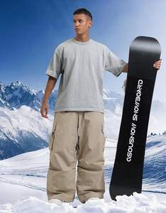 Pantalones de Esquí Unisex con Calefacción, Impermeables, Forrados de Forro Polar, Pantalones de Invierno para Exteriores, Resistentes al Viento, Cálidos y Aislantes para Snowboard - Product Image 1